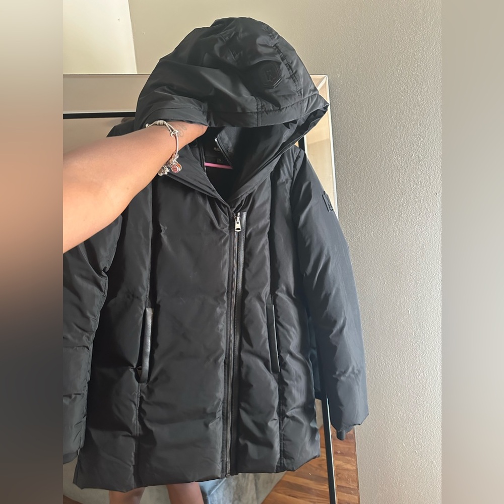Girls Medium Black Mackage Jacket